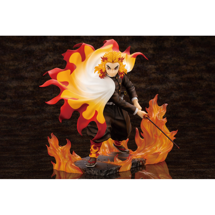 KOTOBUKIYA ARTFX J: Demon Slayer: Kimetsu no Yaiba - Kyojuro Rengoku - for just $169.99! 