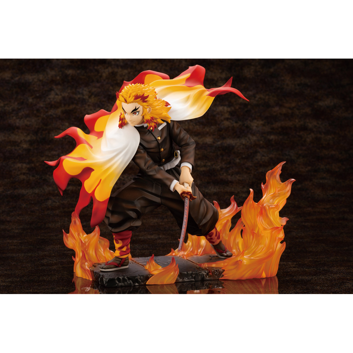 KOTOBUKIYA ARTFX J: Demon Slayer: Kimetsu no Yaiba - Kyojuro Rengoku - for just $169.99! 