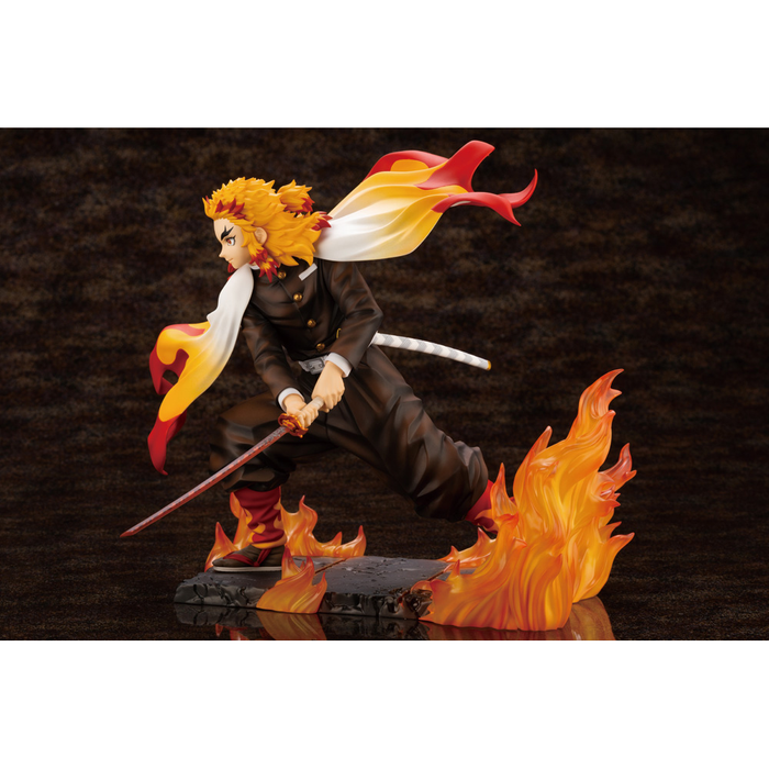 KOTOBUKIYA ARTFX J: Demon Slayer: Kimetsu no Yaiba - Kyojuro Rengoku - for just $169.99! 