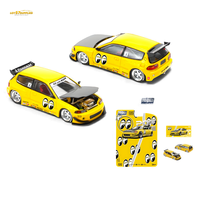 Pop Race Pandem Civic EG6 v1.5 - MOONEYES 1:64 PRE0010 - for just $29.99! 