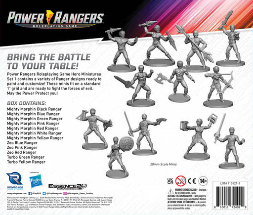 Power Rangers RPG: Hero Miniatures - Set 1 - for just $55! 