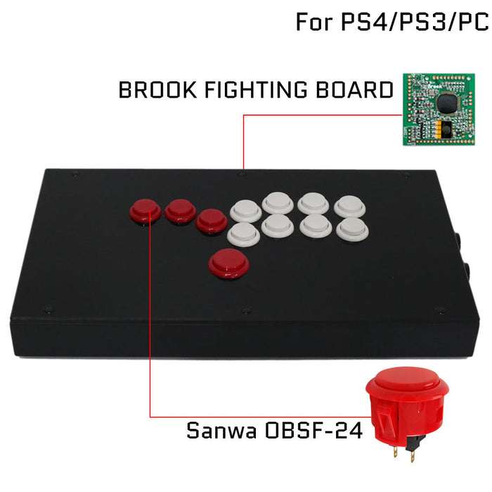 RAC-J800B All Buttons Leverless Arcade Joystick Fight Stick For PS5/PS4/PS3/Xbox/PC - Just $99.99! Shop now at Retro Gaming of Denver