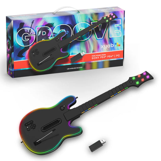 GROOVE Wireless Guitar Controller for PS3, PS4 & PC - for just $79.99! 