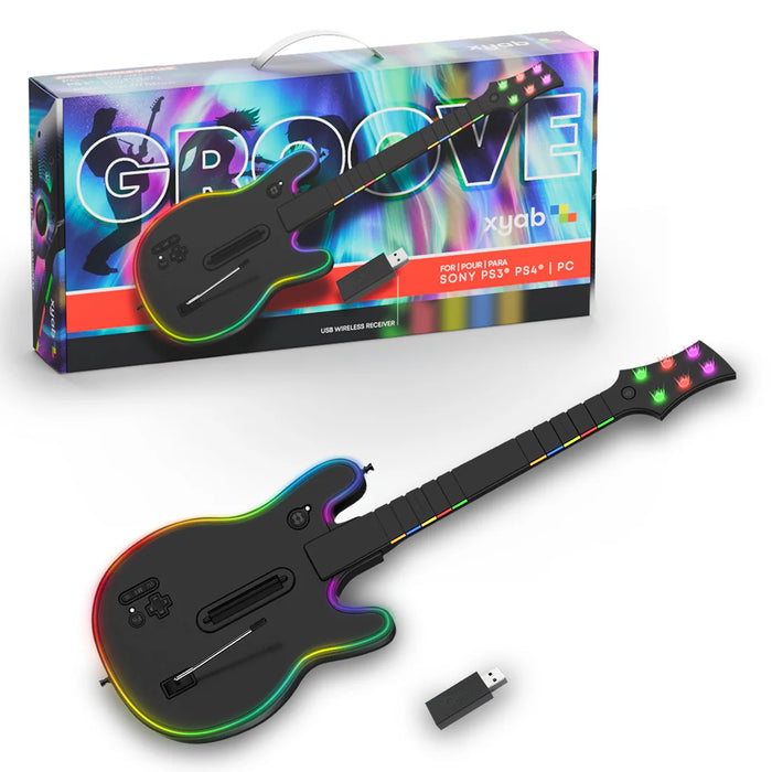 GROOVE Wireless Guitar Controller for PS3, PS4 & PC - for just $79.99! 
