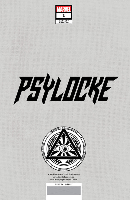 PSYLOCKE #1 UNKNOWN COMICS ALEXANDER LOZANO EXCLUSIVE VIRGIN VAR (11/13/2024) - for just $30! 