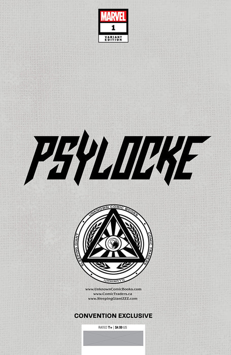 [FOIL] PSYLOCKE #1 UNKNOWN COMICS DAVID NAKAYAMA EXCLUSIVE VIRGIN CONVENTION VAR (11/13/2024) - for just $50! 