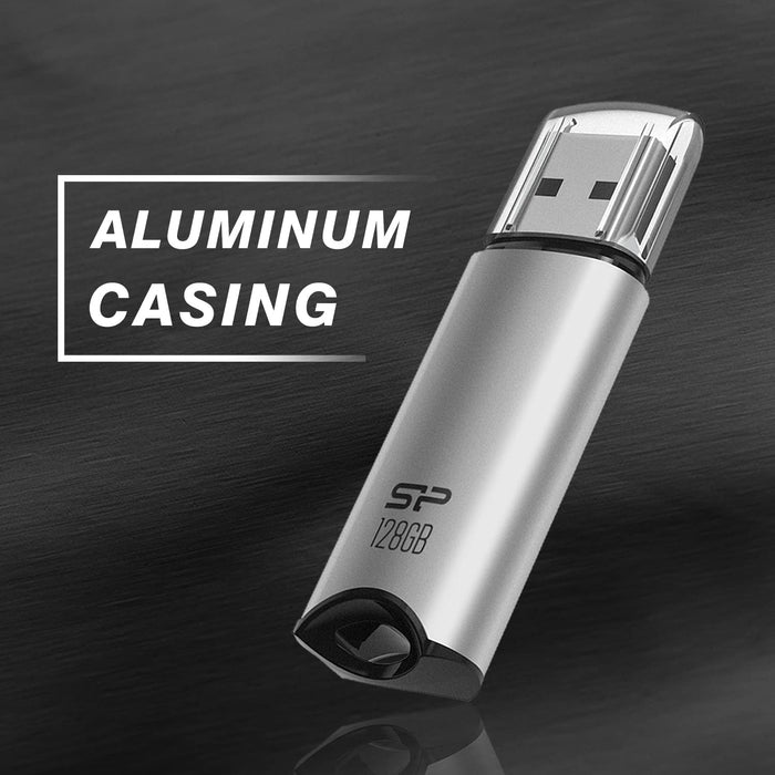 Silicon Power Marvel M02 32GB-256GB USB 3.2 Gen 1/ USB 3.0 Flash Drive - for just $7.19! 