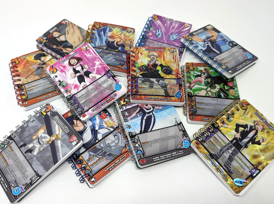 My Hero Academia Trading Card Notebook - for just $4! 
