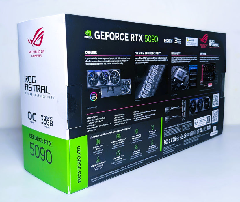 ASUS ROG Astral GeForce RTX 5090 32GB GDDR7 Graphics Card - for just $3699.99! 