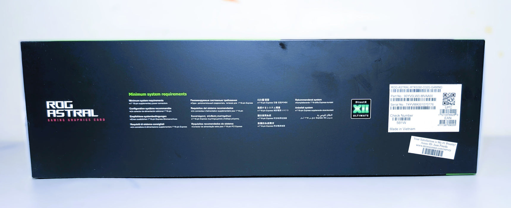 ASUS ROG Astral GeForce RTX 5090 32GB GDDR7 Graphics Card - for just $3699.99! 