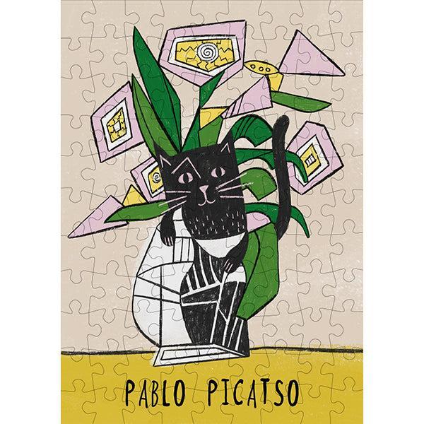 Pablo Picatso 99 Piece Mini Jigsaw Puzzle Happily - for just $11.99! 