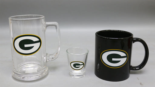 Green Bay Packers 3-Piece Glassware Gift Set - for just $34.99! 