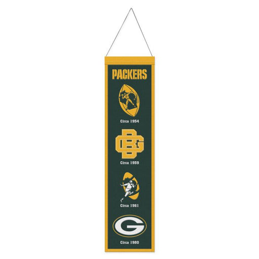 Green Bay Packers 8" x 32" Wool Banner - for just $34.99! 