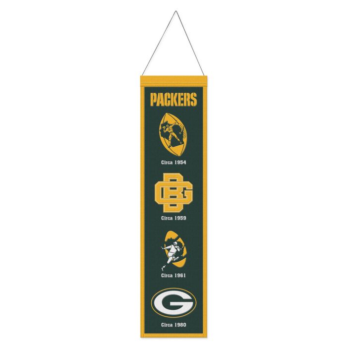 Green Bay Packers 8" x 32" Wool Banner - for just $34.99! 