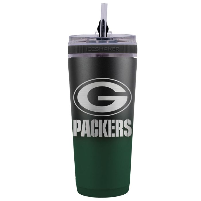 Green Bay Packers 26 oz Stainless Steel Ice Shaker Bottle - for just $39.99! 