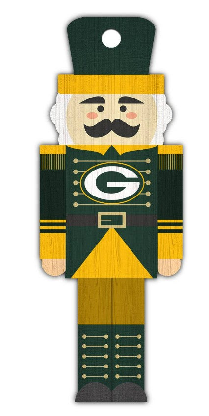Green Bay Packers Wood Nutcracker Ornament - for just $9.99! 