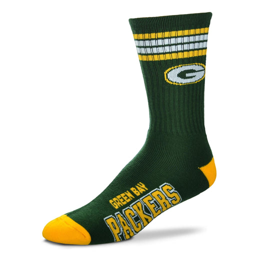 Green Bay Packers Men's 4 Stripe Deuce Socks - for just $17.99! 