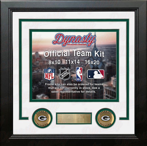 Green Bay Packers Custom NFL Football 8x10 Picture Frame Kit (Multiple Colors) - for just $36.99! 