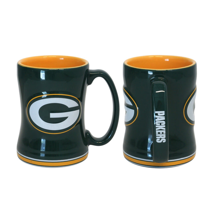 Green Bay Packers Logo Relief Coffee Mug - for just $19.99! 