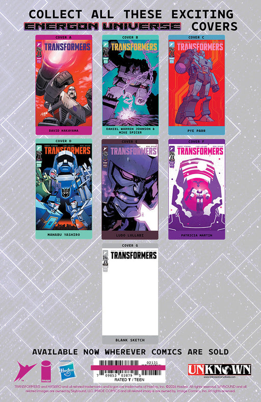 TRANSFORMERS #31 STEPHEN SEGOVIA EXCLUSIVE VIRGIN VAR (04/08/2026) - for just $20! 