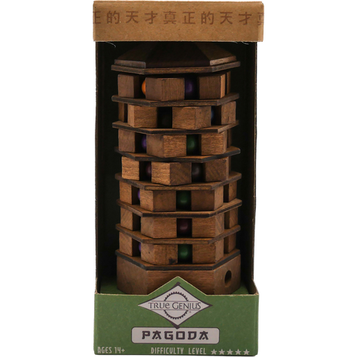 Pagoda Brainteaser Puzzle True Genius - for just $16.99! 