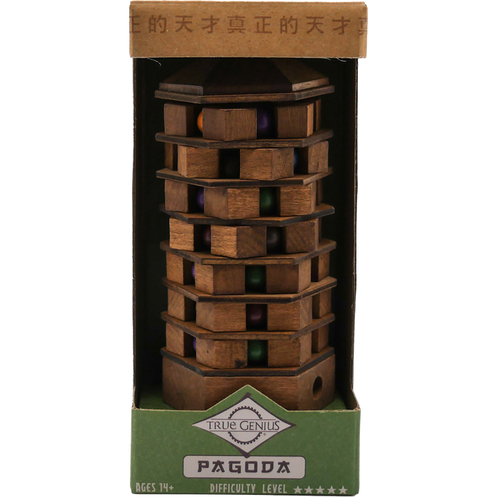 Pagoda Brainteaser Puzzle True Genius - for just $16.99! 