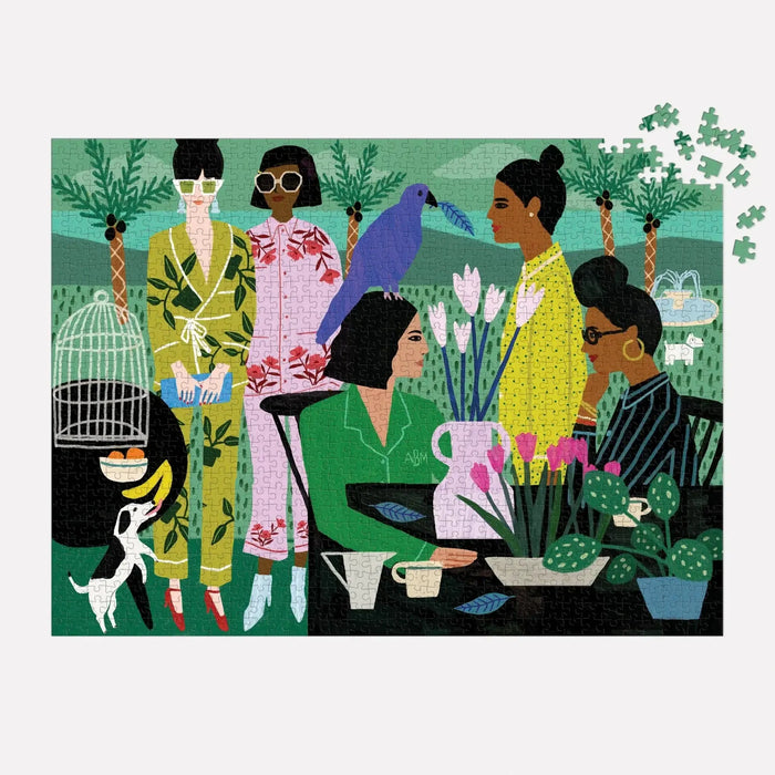 Pajama Mamas 1000 Piece Jigsaw Puzzle Galison - for just $19.99! 