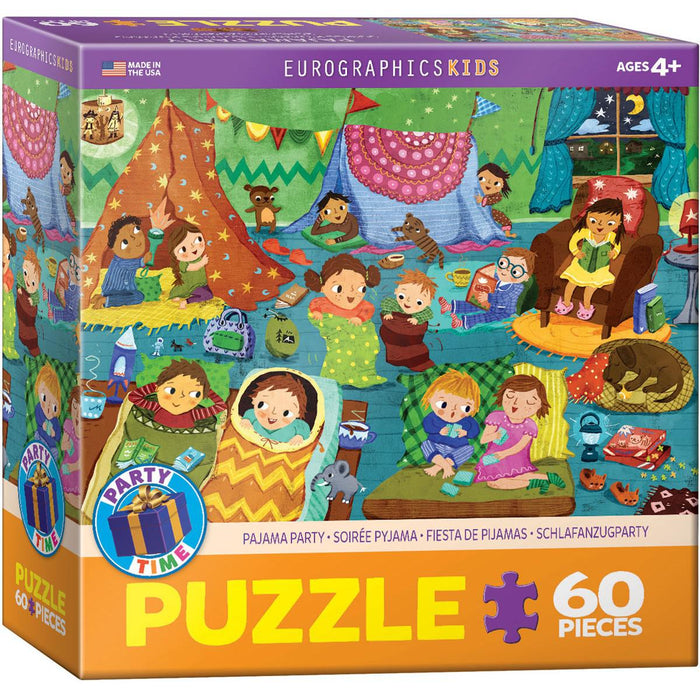 Pajama Party 60 Piece Jigsaw Puzzle Eurographics - for just $14.99! 