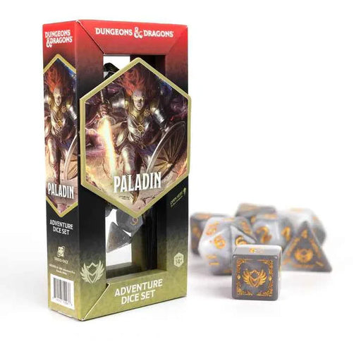 D&D Adventure Dice: Paladin (White / Grey) - for just $21.50! 