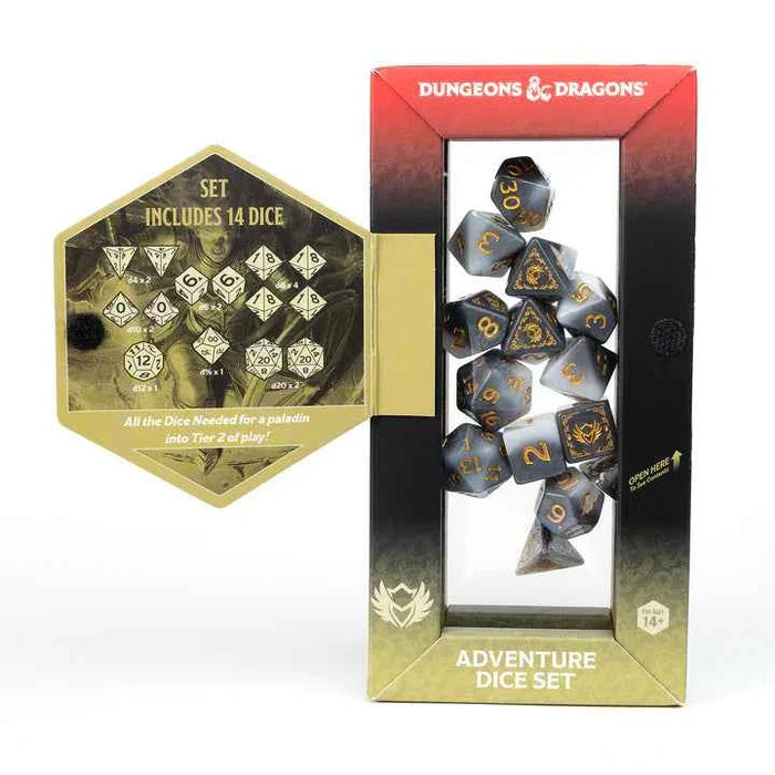 D&D Adventure Dice: Paladin (White / Grey) - for just $21.50! 