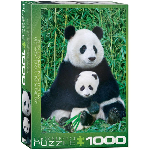 Panda & Baby 1000 Piece Jigsaw Puzzle Eurographics - for just $21.99! 