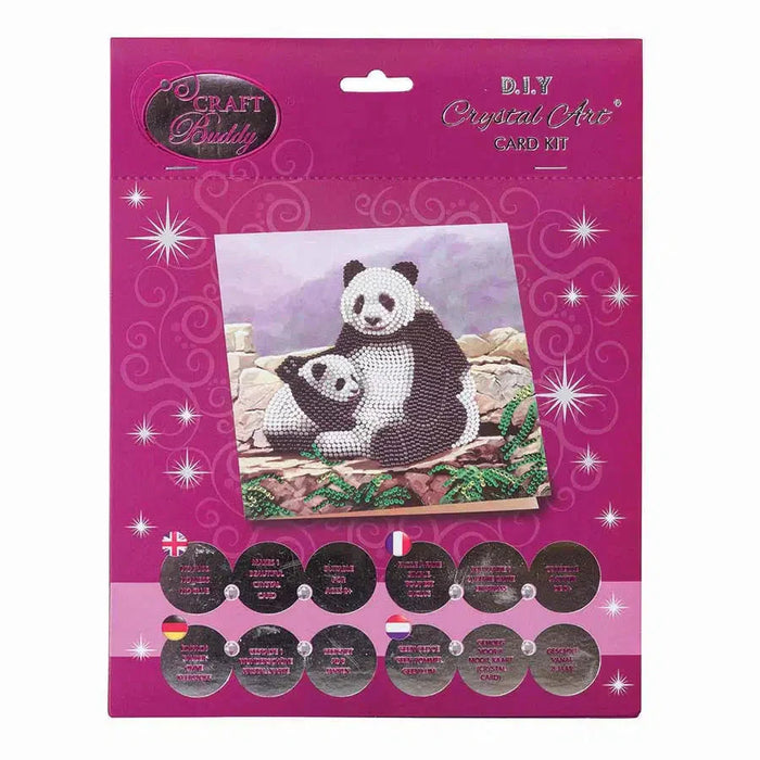 Panda Crystal Art Card Kit Craft Buddy - for just $7.99! 