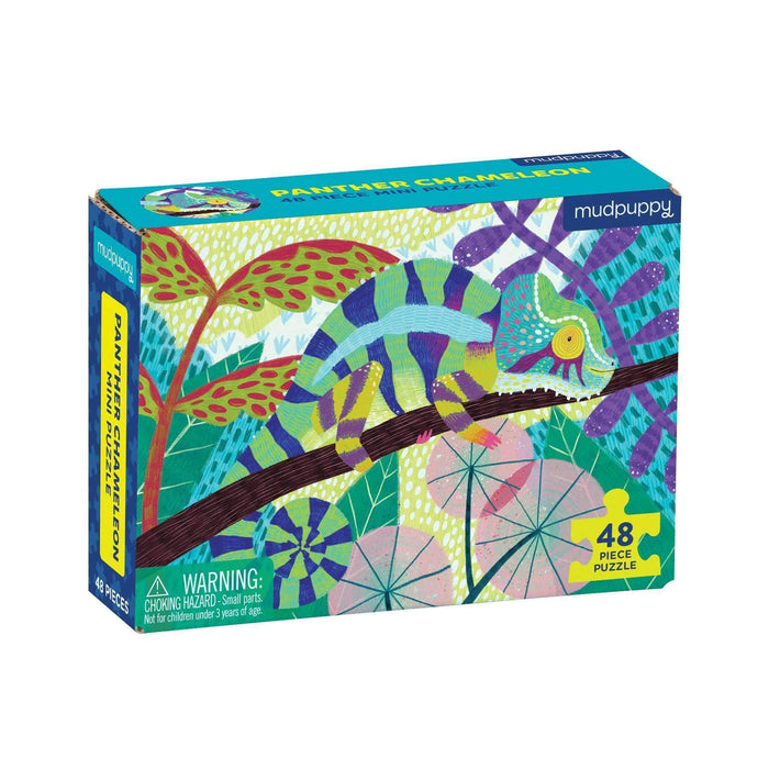 Panther Chameleon 48 Piece Mini Jigsaw Puzzle Mudpuppy - for just $4.99! 