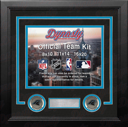 Carolina Panthers Custom NFL Football 11x14 Picture Frame Kit (Multiple Colors) - for just $47.99! 