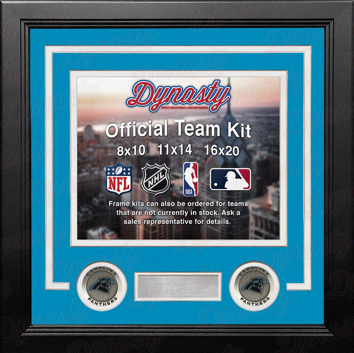 Carolina Panthers Custom NFL Football 16x20 Picture Frame Kit (Multiple Colors) - for just $62.99! 