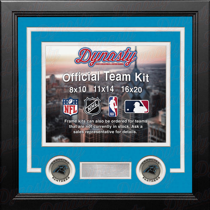 Carolina Panthers Custom NFL Football 11x14 Picture Frame Kit (Multiple Colors) - for just $47.99! 