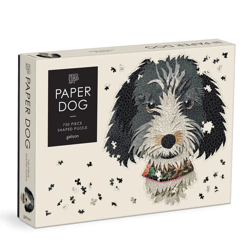 Paper Dog 750 Piece Shaped Jigsaw Puzzle Galison - for just $19.99! 