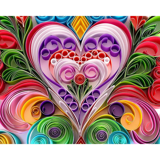 Paper Hearts 1000 Piece Jigsaw Puzzle Springbok - for just $19.99! 