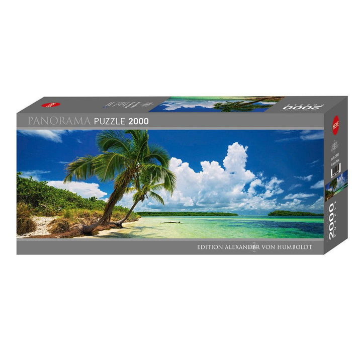Paradise Palms 2000 Piece Panoramic Jigsaw Puzzle Heye - for just $49.99! 
