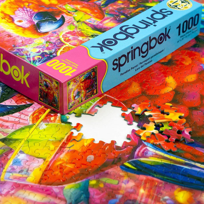 Paradise Parrot 1000 Piece Jigsaw Puzzle Springbok - for just $19.99! 