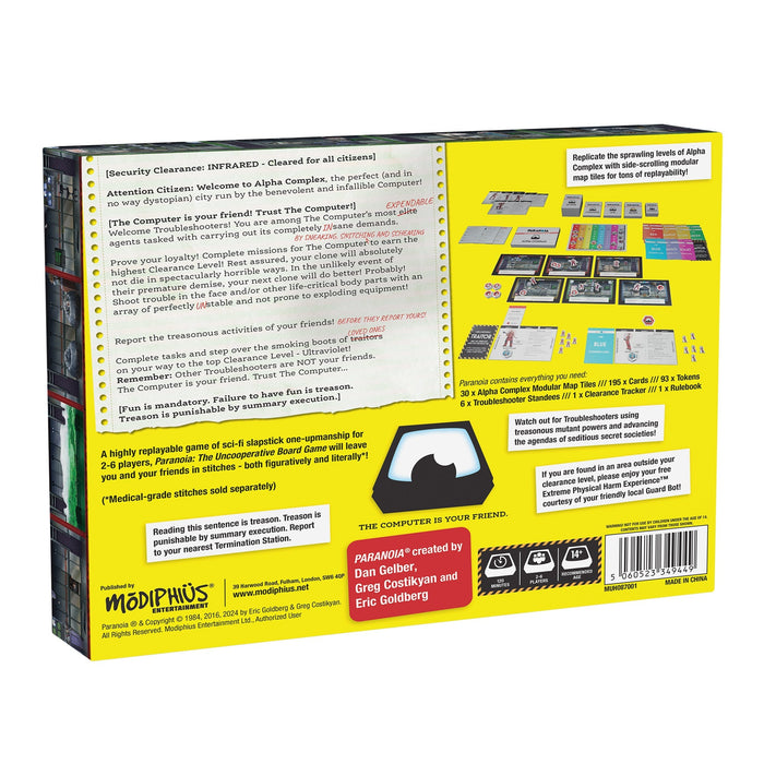 Paranoia The Uncooperative Board Game - for just $44.99! 