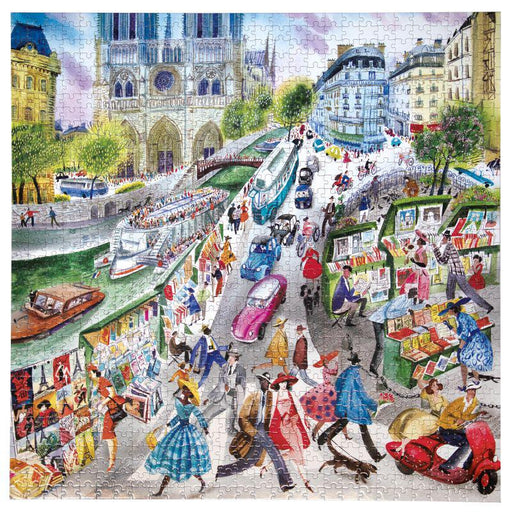 Paris Bookseller 1000 Piece Jigsaw Puzzle eeBoo - for just $26.99! 
