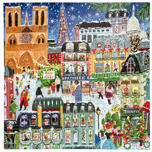 Paris Christmas 1000 Piece Jigsaw Puzzle eeBoo - for just $26.99! 