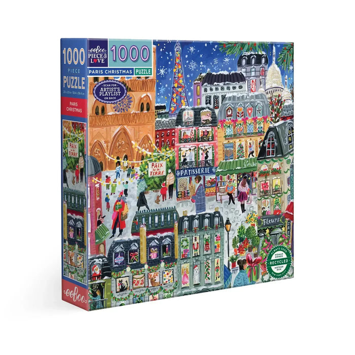 Paris Christmas 1000 Piece Jigsaw Puzzle eeBoo - for just $26.99! 
