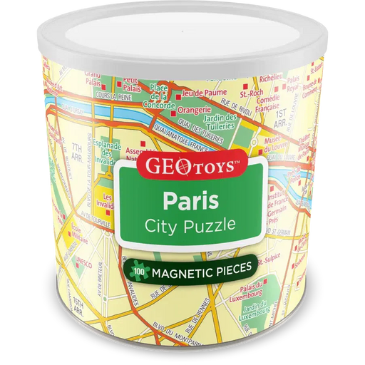 Paris City 100 Piece Magnetic Jigsaw Puzzle Geotoys - for just $11.99! 