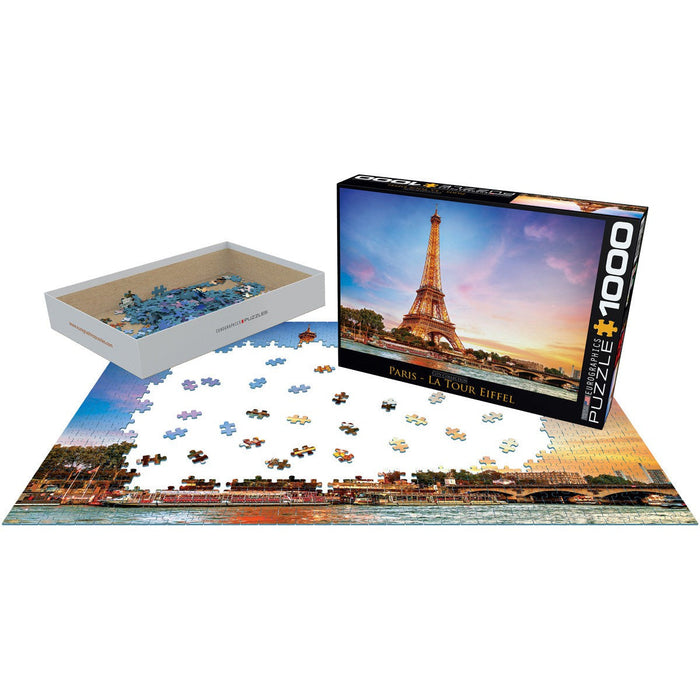 Paris La Tour Eiffel 1000 Piece Jigsaw Puzzle Eurographics - for just $19.99! 