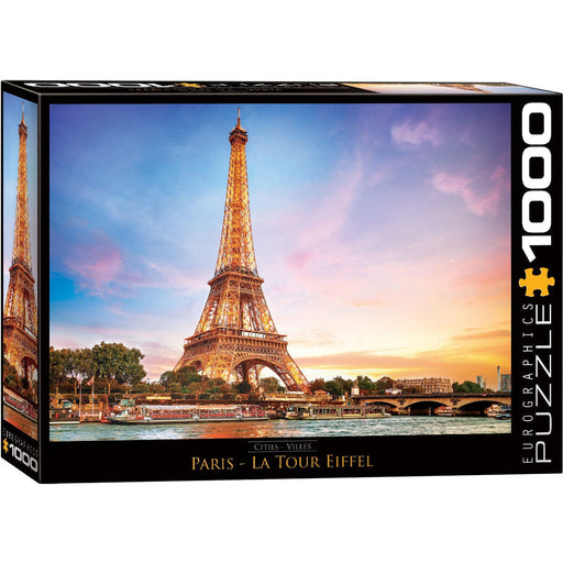 Paris La Tour Eiffel 1000 Piece Jigsaw Puzzle Eurographics - for just $19.99! 