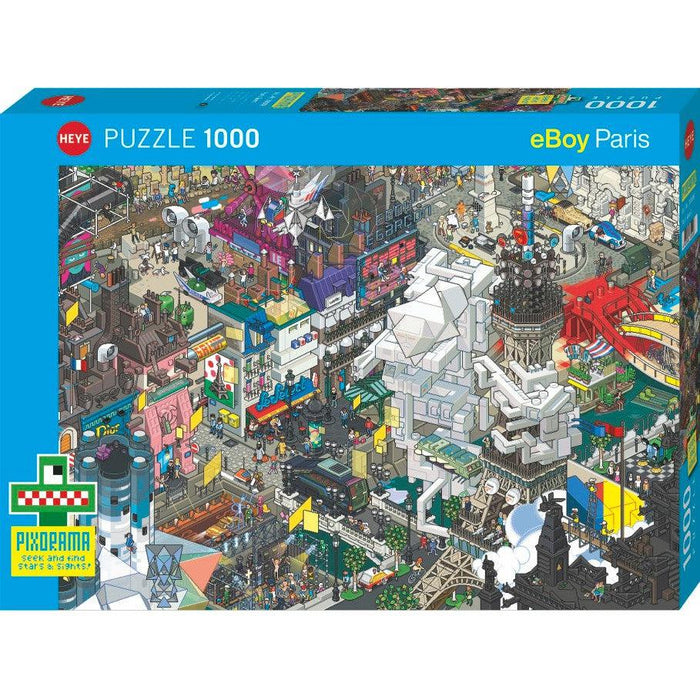 Paris Quest Pixorama 1000 Piece Jigsaw Puzzle Heye - for just $29.99! 