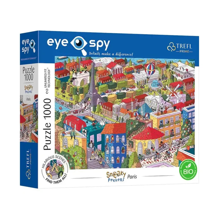 Paris "Sneaky Peekers" 1000 Piece Jigsaw Puzzle Trefl - for just $19.99! 