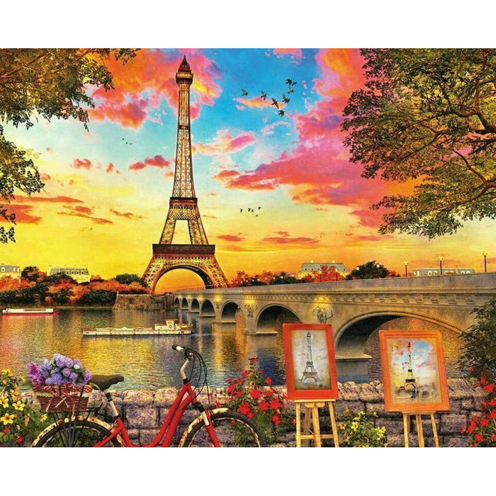Paris Sunset 1000 Piece Jigsaw Puzzle Springbok - for just $19.99! 